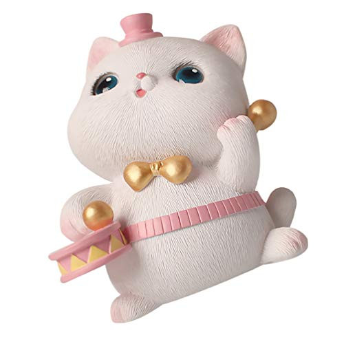 Amosfun Cat Miniature Figurines Christmas Resin Kitten Cake Ornament Animal Cake Toppers for Fairy Garden Ornament Micro Landscape Decoration Beige Amosfun Cat Miniature Figurines Christmas Resin Kitten Cake Ornament Animal Cake Toppers for Fairy Garden Ornament Micro Landscape Decoration Beige