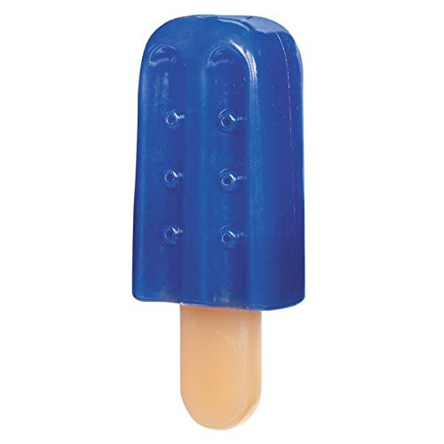 Cooling Dog Toys Fun Summer Ice Cream Cone  and  Popsicle Look Choose Color  and  Shape Blue Popsicle