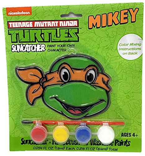 Teenage Mutant Ninja Turtles Michelangelo Paint Your Own Character Suncatcher
