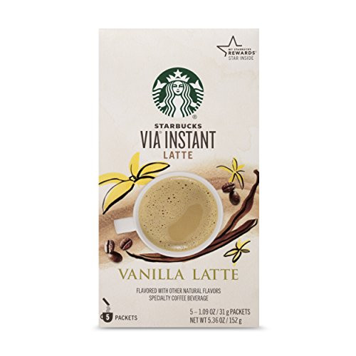 Starbucks Starbucks Via Vanilla Latte 5 Ct