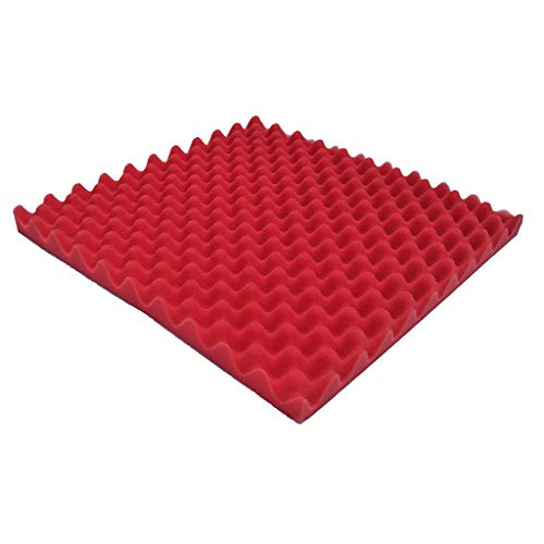 PIKAqiu33 Home Decor Acoustic Foam Panel Sound Stop Absorption Sponge Studio KTV Soundproof Products for Valentines Day  red