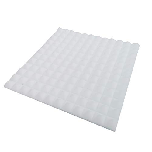 PIKAqiu33 Home Decor 1Pcs Acoustic Foam Panel Sound Stop Absorption Sponge Studio KTV Soundproof Home Decor Products  White