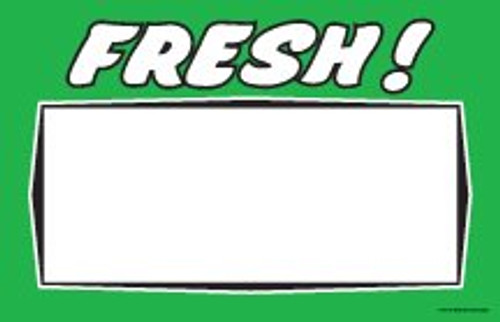 CYC333 Fresh Retail Price Cards Signs for Produce Supermarkets - Green and Black Pack of 100 Cards - Business Store Signage 3 1 2 inch x 5 1 2 inch CYC333 Fresh Retail Price Cards Signs for Produce Supermarkets - Green and Black Pack of 100 Cards - Business Store Signage 3 1 2 inch x 5 1 2 inch