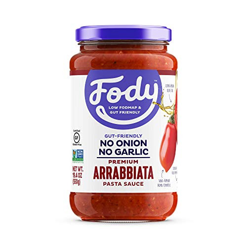 Fody Foods Vegan Pasta Sauce   Arrabbiata Sauce   Low FODMAP Certified   Gut Friendly No Onion No Garlic   IBS Friendly Kitchen Staple   Gluten Free Lactose Free Non GMO