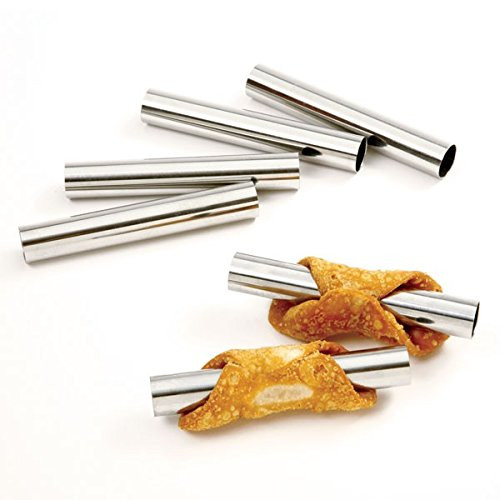 6pc Mini Cannoli Forms Stainless Steel - Boxed  1