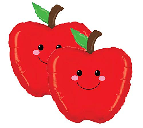 Set of 2 Produce Pal Apple Garden Jumbo 26 inch Foil Party Balloons Set of 2 Produce Pal Apple Garden Jumbo 26 inch Foil Party Balloons