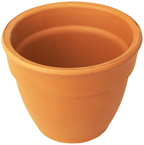 DEROMA 2Q150FZ Garden Bell Pot 5.9 Inch Terra Cotta