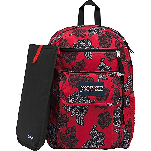 JanSport Digital Student Laptop Backpack - Floral Lines