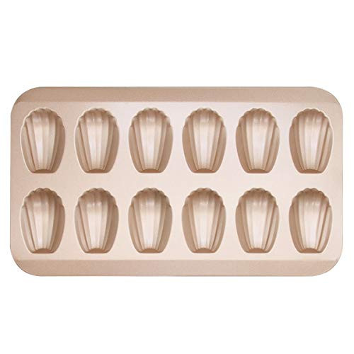 HCHC Mini Madeleine Tray Mold Shell Shaped Cake PanNon Stick Carbon Steel 12 Cup Baking Tray Biscuit Pan Cookie Pans Mini Cake Mould