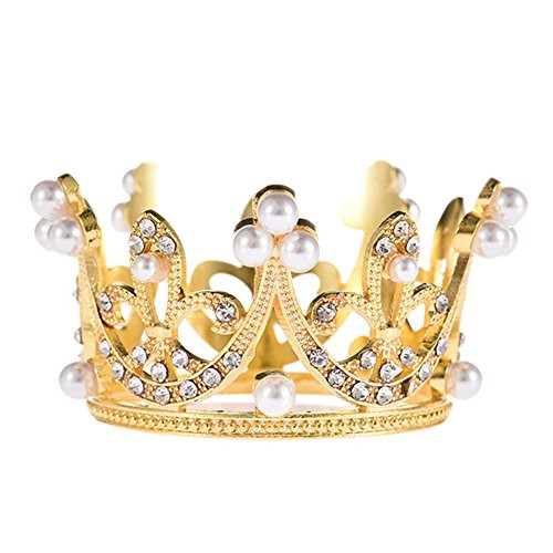 Pueri Crown Cake Topper Cake Decoration Mini Princess Crown For Kids Princess Themed Baby Shower Birthday Party Tiara Decoration  Gold A Pueri Crown Cake Topper Cake Decoration Mini Princess Crown For Kids Princess Themed Baby Shower Birthday Party Tiara Decoration  Gold A