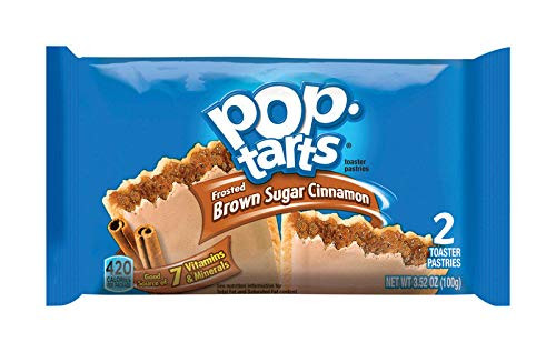 Pop Tarts Frosted Brown Sugar Cinnamon Toaster Pastries 3.67 oz. Pouch