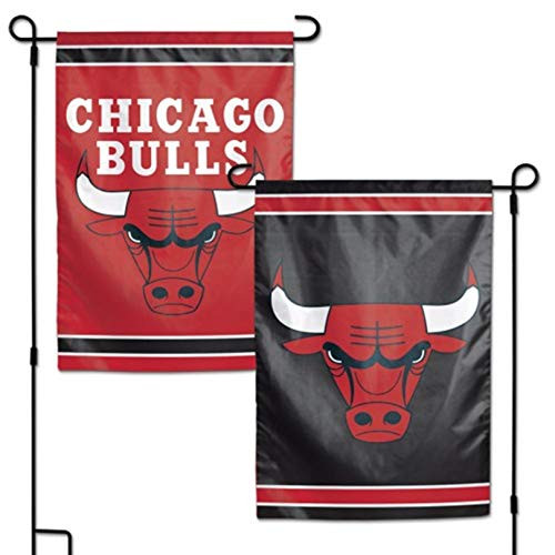 Stockdale Chicago Bulls WC Garden Flag Premium 2-Sided Outdoor House Banner Basketball