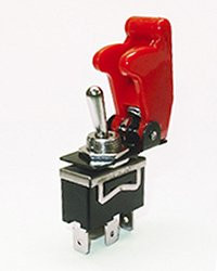 Safety Toggle Switch SPDT 20 Amp inchRed inch
