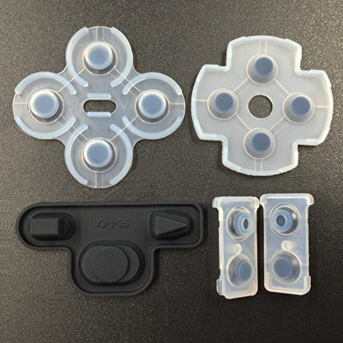 Silicone Conductive Rubber Pads for Sony Playstation 3 PS3 Controller for Dualshock 3 Buttons Repair Replacement Part