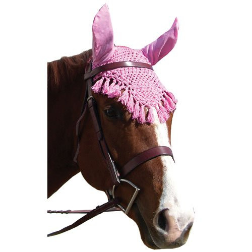 Intrepid International Fancy Ear Nets for Horses Pink