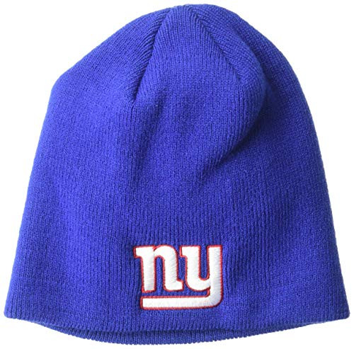OTS NFL New York Giants Youth Beanie Knit Cap Team Color Youth OTS NFL New York Giants Youth Beanie Knit Cap Team Color Youth