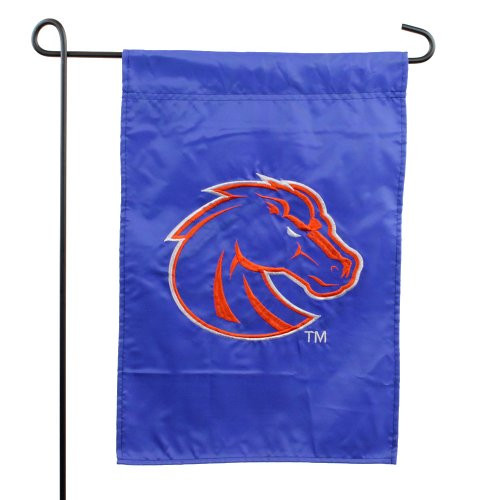 Boise State Broncos Logo Applique Garden Flag