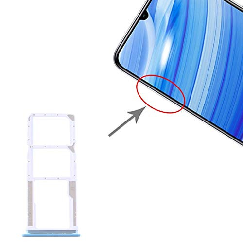 Leya-US Mobile Phone Repair Parts SIM Card Tray plus  SIM Card Tray plus  Micro SD Card Tray Compatible for Xiaomi Redmi 10X 4G Replacement Parts  Color  White