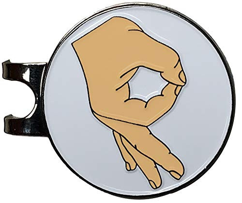 Balanced Co. Circle Game Meme Golf Hat Clip with Enamel Magnetic Ball Marker