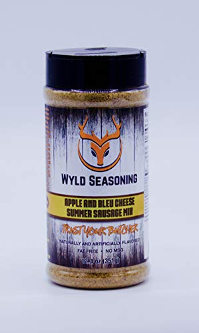 Wyld Seasoning Apple  and  Bleu Cheese Summer Sausage Mix Wyld Seasoning Apple  and  Bleu Cheese Summer Sausage Mix