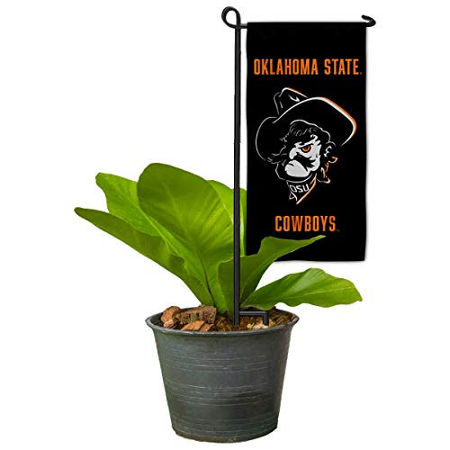 College Flags and Banners Co. Oklahoma State Cowboys Mini Garden and Flower Pot Flag Topper College Flags and Banners Co. Oklahoma State Cowboys Mini Garden and Flower Pot Flag Topper