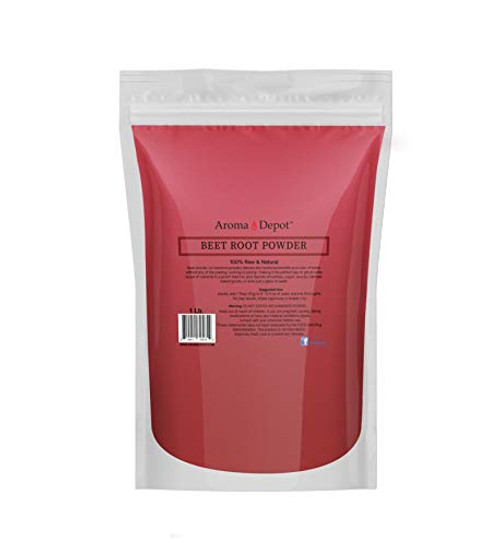 Beet Root Powder 1 lb. by Aroma Depot Raw and Non-GMO I Vegan and Gluten Free I Nitric Oxide Booster I Boost Stamina and Increases Energy I Immune System Booster I 100 percent Natural Beet Root Powder 1 lb. by Aroma Depot Raw and Non-GMO I Vegan and Gluten Free I Nitric Oxide Booster I Boost Stamina and Increases Energy I Immune System Booster I 100 percent Natural
