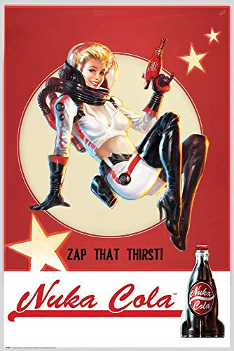 Fallout 4 Poster - Studio B Nuka Cola 24 inchx36 inch Wall Art p5037