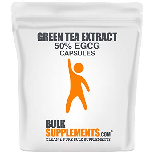 Bulksupplements Green Tea Extract 50 percent EGCG  100 Gelatin Capsules