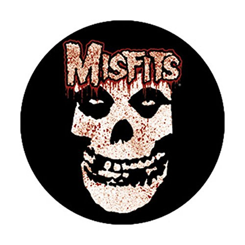 C and D Visionary Misfits Bloody Skull 1 Button 6-Piece  B-2351
