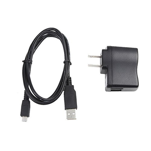 NiceTQ Home Wall AC Power Charger plus  USB Charging Cable for Mpow 059 Over Ear Bluetooth Headphones Hi-Fi Stereo Wireless Headset