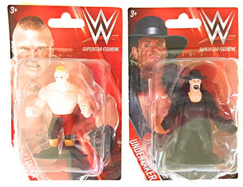 Wrestling Kids WWE Superstar Action Figures Cake Toppers Undertaker and Brock Lesnar Wrestling Kids WWE Superstar Action Figures Cake Toppers Undertaker and Brock Lesnar