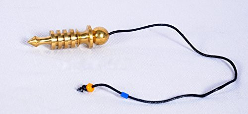 JET Isis 4 Plate Ring Brass Metal Isis Pendulum Chord String Healing Dowsing A++ Reiki Free Booklet Jet International crystal Therapy