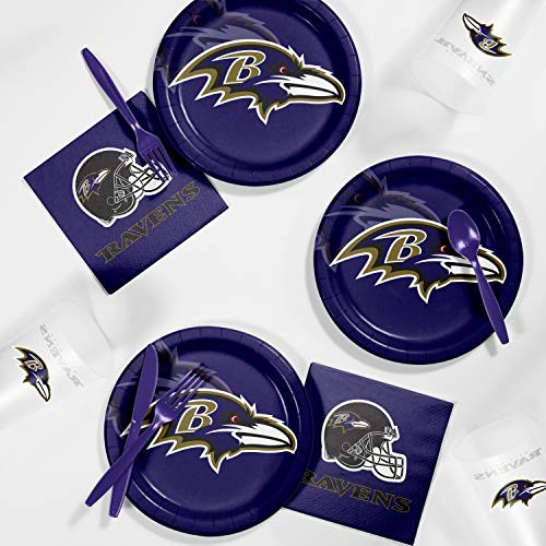 Creative Converting Baltimore Ravens Tailgating Kit Serves 8