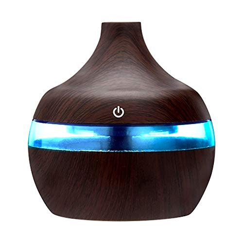 HumidifierAroma Diffuser ?Humidifier with colorful night light?Diffus Humidifiers with Essential Oils Diffuser?300ml Small Cool Mist Humidifier for Baby Bedroom Travel Office Home  B 110X115mm