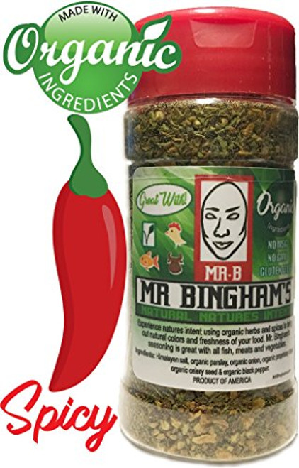 Mr Binghams Spicy Non GMO No MSG Gluten-Free All-Purpose Seasoning Mr Binghams Spicy Non GMO No MSG Gluten-Free All-Purpose Seasoning