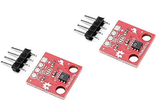 HTU21D Temperature Humidity Sensor Breakout Module I2C IIC 1.5V-3.6V 0-100% RH Compatible With SHT20 SHT21 Replace SHT15-2pcs