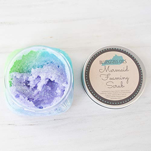 Mermaid Whipped Soap plus  Sugar Scrub   Body Scrub   Coconut Vanilla Exfoliator for Women
