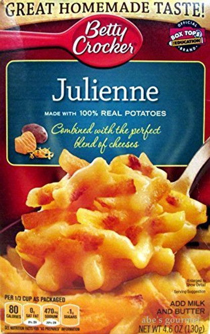 Betty Crocker Real Potato Sides Julienne Pack of 3 4.6 oz Boxes by Betty Crocker Betty Crocker Real Potato Sides Julienne Pack of 3 4.6 oz Boxes by Betty Crocker