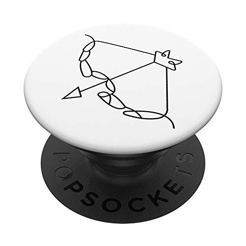 Sagittarius Archer Line Drawing PopSockets PopGrip Swappable Grip for Phones and Tablets Sagittarius Archer Line Drawing PopSockets PopGrip Swappable Grip for Phones and Tablets