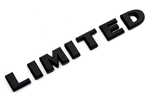 TANGUST 1 pcs 3D Metal Plating Chrome Limited Logo Emblem Tailgate Side Sticker Badge Decals Emblem Limited Badge Emblem  Black TANGUST 1 pcs 3D Metal Plating Chrome Limited Logo Emblem Tailgate Side Sticker Badge Decals Emblem Limited Badge Emblem  Black