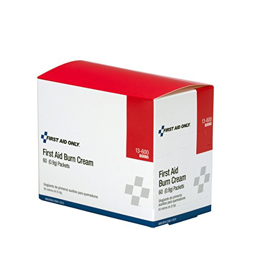 Pac-Kit by First Aid Only 13-600 First Aid Burn Cream 0.9 gm Packet  Box of 60