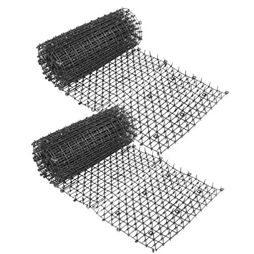 Hemoton 2 Pcs Cat Scat Mat Spike Mat Anti-Cats Network Digging Stopper Prickle Strip Home Spike Deterrent Mat for Indoor Balcony Garden