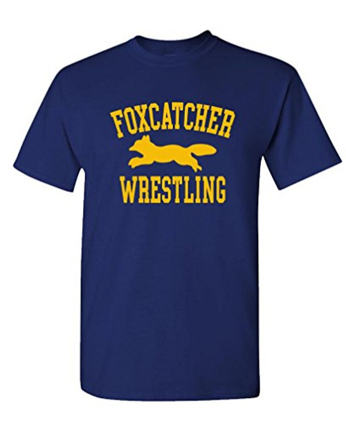 The Goozler Foxcatcher Wrestling - Sport Movie - Mens Cotton T-Shirt XL Navy The Goozler Foxcatcher Wrestling - Sport Movie - Mens Cotton T-Shirt XL Navy