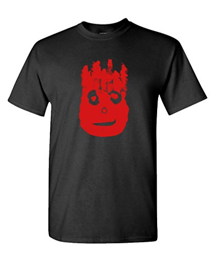 Volleyball Bloody FACE - Ocean Movie Hanks - Mens Cotton T-Shirt XL Black