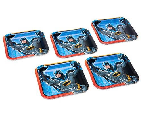 American Greetings Batman Paper, Dessert Plates, 40-Count