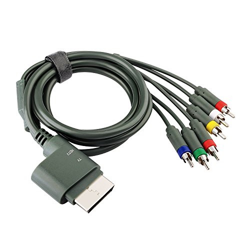 TraderPlus 6ft Component HDTV Video  and  RCA Stereo AV Cable Cord for Microsoft Xbox 360   Xbox 360 Slim