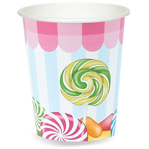 BirthdayExpress Carnival Candy Shoppe Party Supplies - 9 oz. Paper Cups (8) BirthdayExpress Carnival Candy Shoppe Party Supplies - 9 oz. Paper Cups (8)