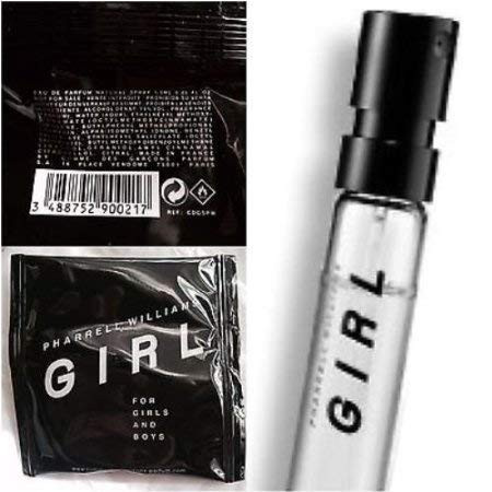 Pharrell Williams GIRL For Girls and Boys Eau De Parfum Spray Mini Vial 0.05 Oz 1.5ml