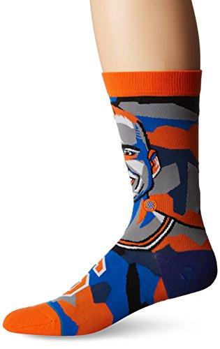 Stance Mens Mosaic Porzingis Crew Sock Orange L
