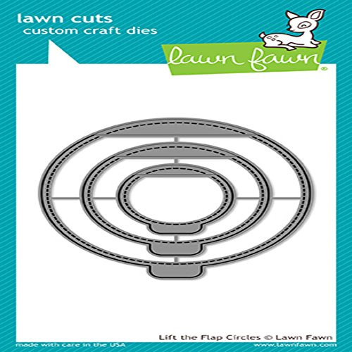 Lawn Fawn Lawn Cuts Custom Craft Die - LF1714 Lift The Flap Circles